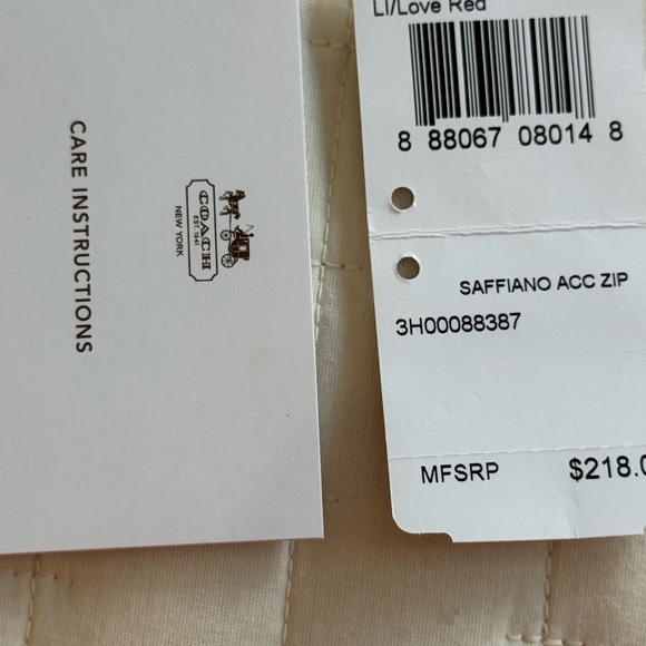 Coach red Long Wallet - Picture 4 of 5